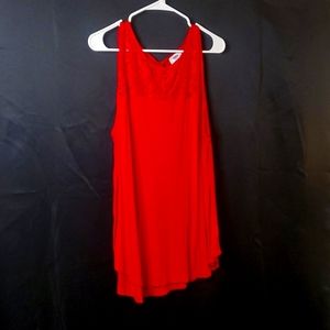 Old Navy XL Red Sleeveless Top